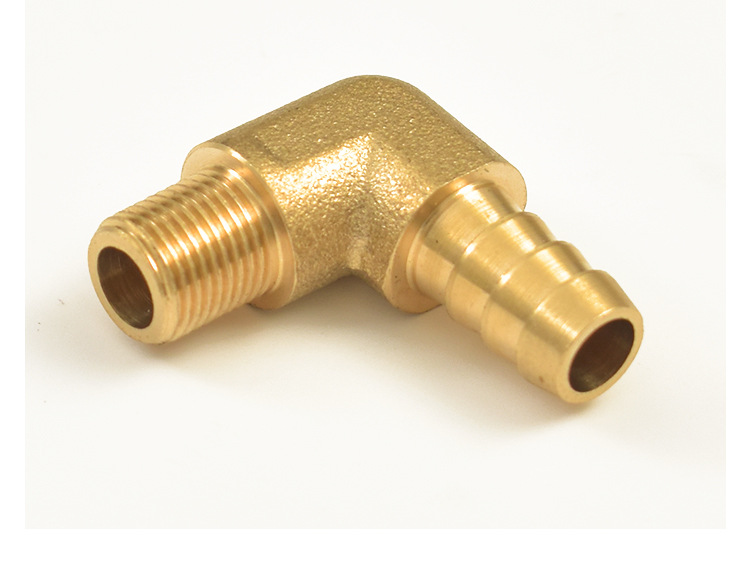 厂家订批发压缩机外丝直角弯头 宝塔90度铜弯头 快速直角接头