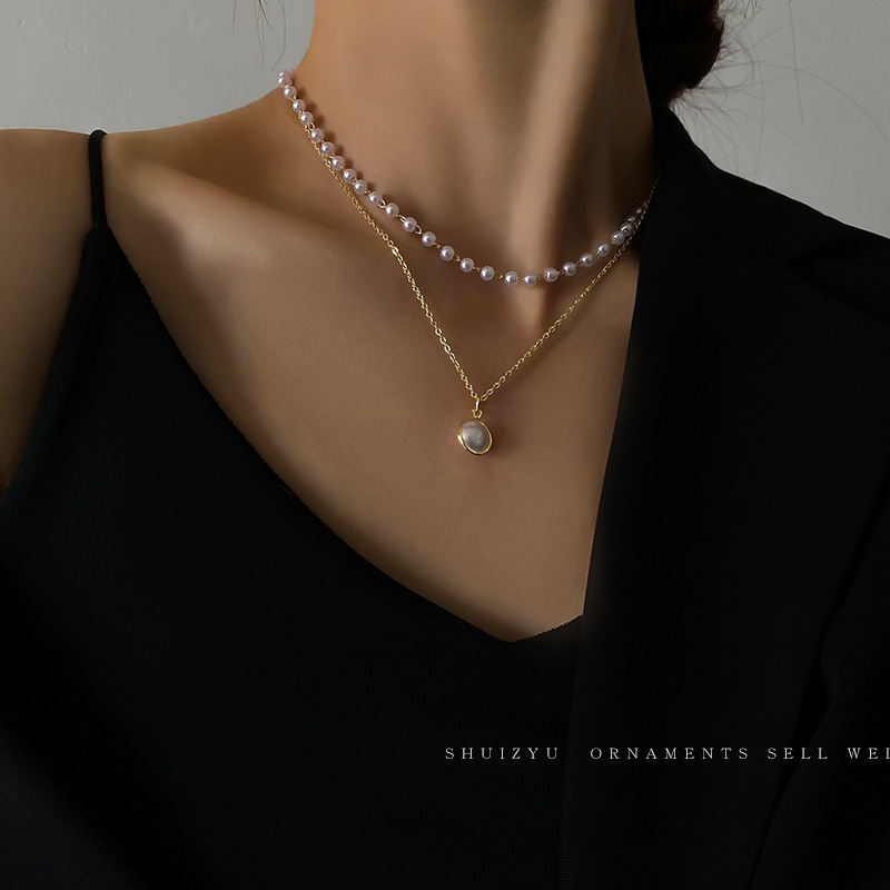 Necklace Temperamental Minority 2023 New Women's Clavicle Chain Niche Design Ins Style Simple Cold Style Accessories