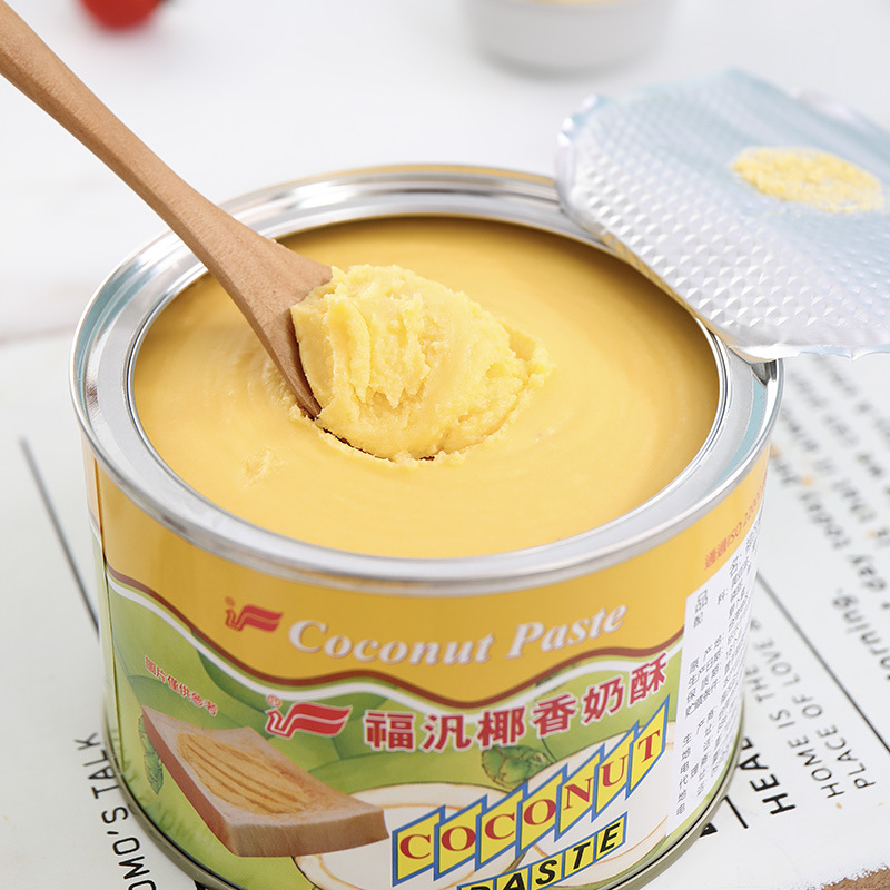 台湾福泛福汎椰香奶酥酱450g巧克力抹酱烘培果酱吐司面包酱