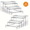 10pcs Acrylic Risers for Display 5 sizes Clear Acrylic跨境|ru 10pcs Acrylic Risers for Display 5 sizes Clear Acrylic跨境|ru