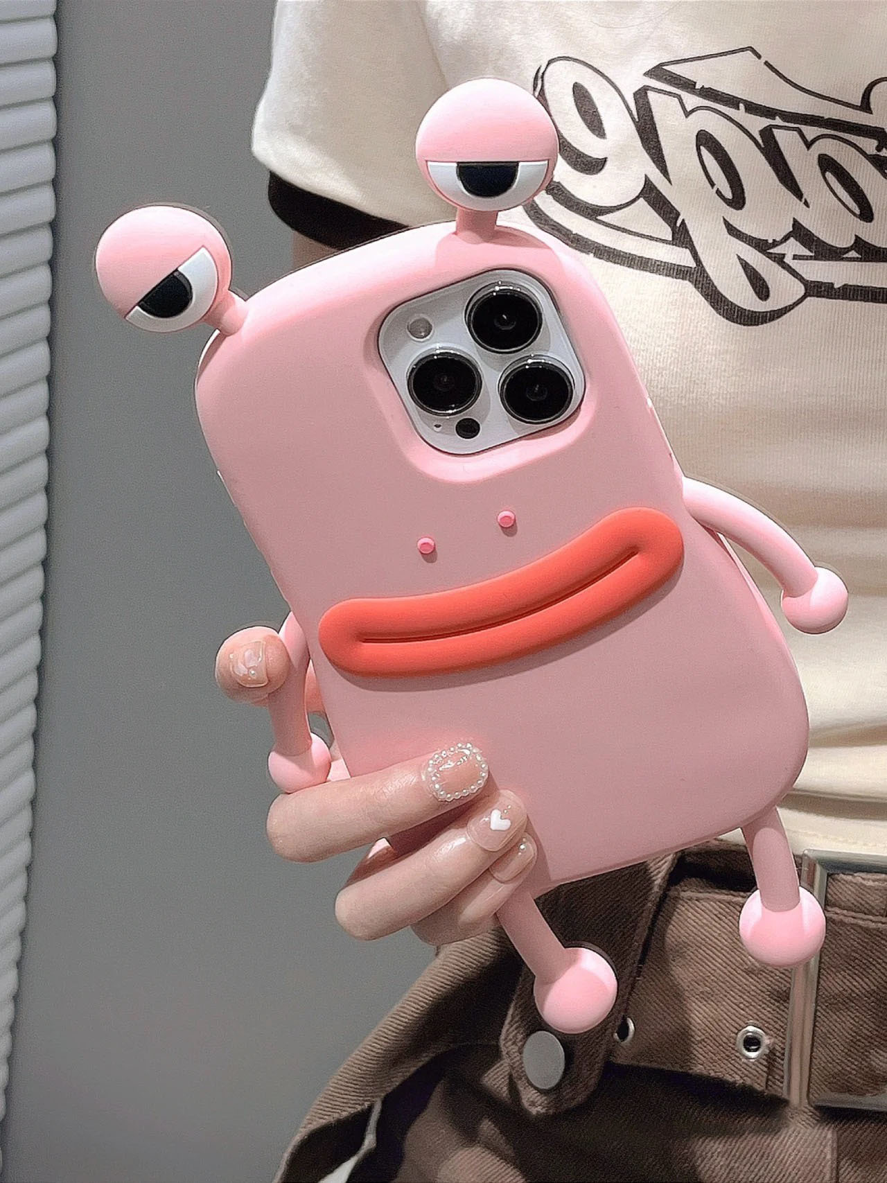 日韩搞怪立体青蛙适用iphone13pro max苹果12手机壳11硅胶xr女xs