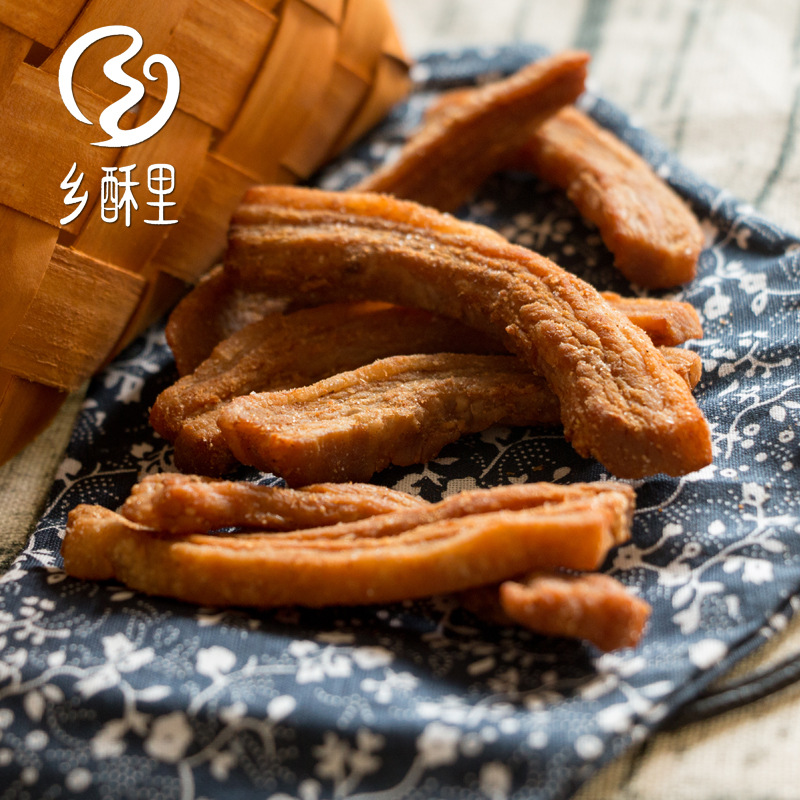 年货泰兴黄桥肉渣特产乡酥里脱脂肉渣250g猪肉渣猪油渣