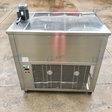 绵绵冰桶制冰机 6KW大功率380V牛奶冰冻圆柱冰砖机绵绵冰机