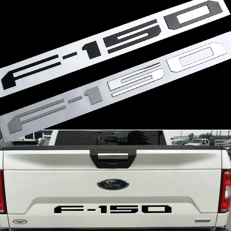 适用于福特f150皮卡车标 abs改装凹槽贴标猛禽f-150后尾箱贴标