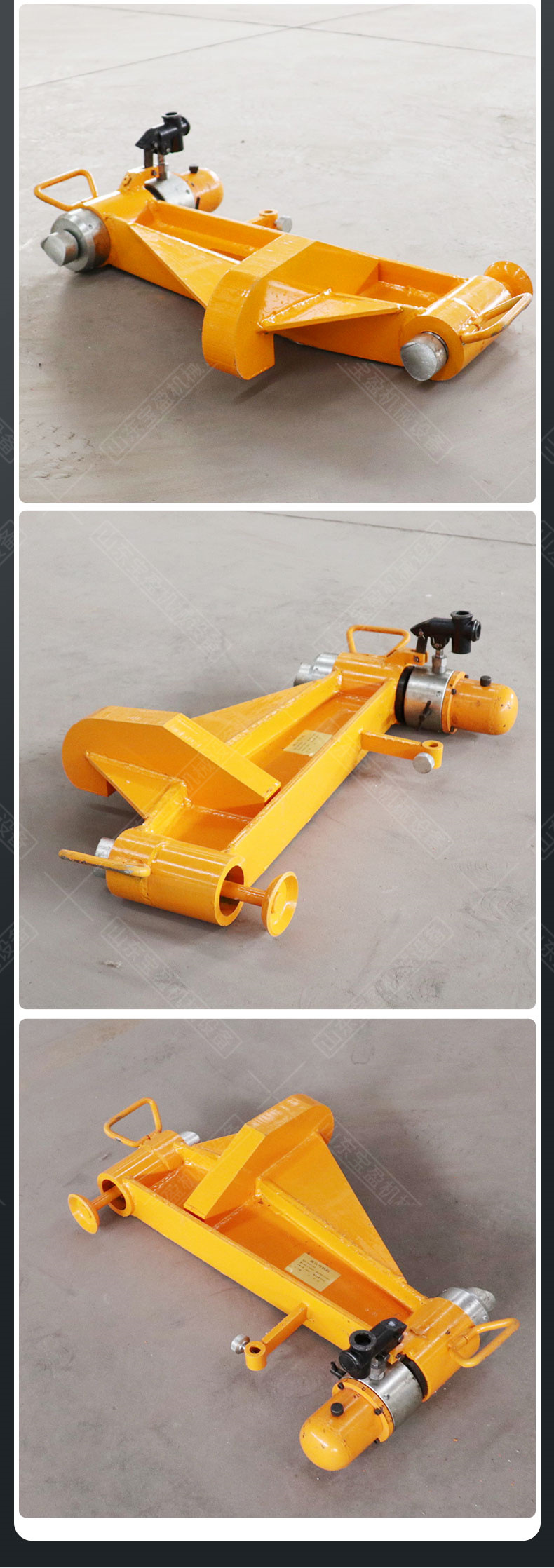 液压弯道器kwpy系列轨道弯轨器单钩液压弯道器双钩铁路液压弯道器