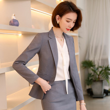 职业装女装套装春装新款韩版时尚气质长袖西装商务正装酒店工作服