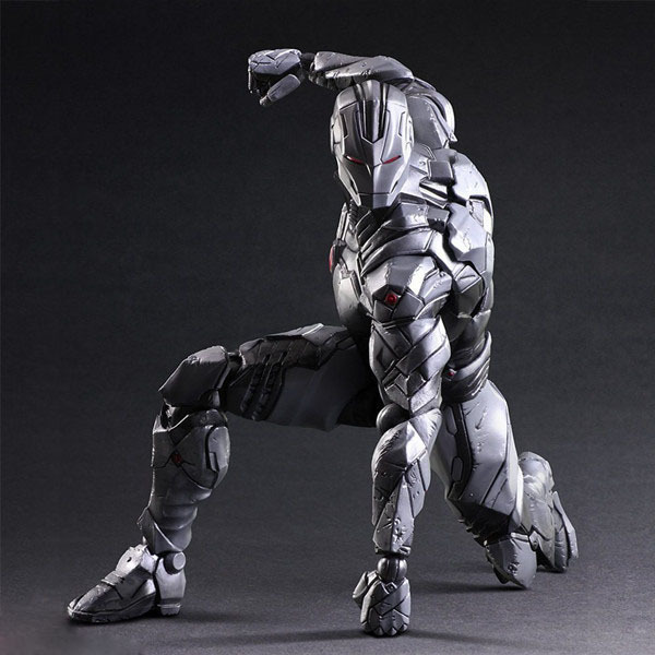 复仇者联盟 play arts改 pa改 钢铁侠 灰色限定版 可动 盒装手办