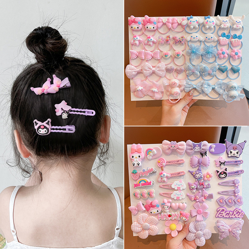 儿童皮筋不伤发女童卡通库洛米头绳韩版2024新款宝宝扎头发圈发饰