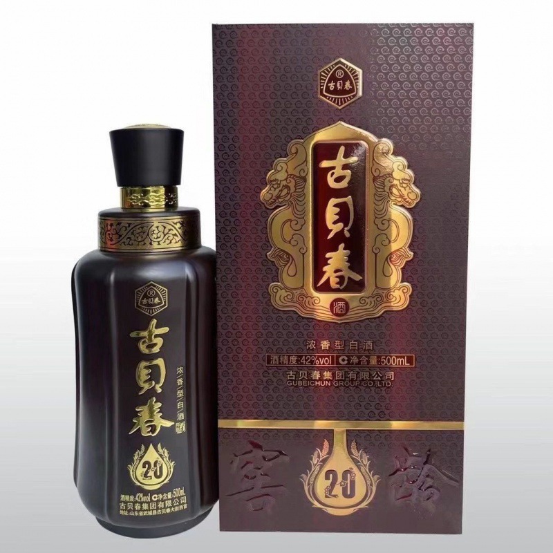 山东白酒古贝春窖龄20浓香型白酒42度500毫升x6瓶整箱价.-阿里巴巴