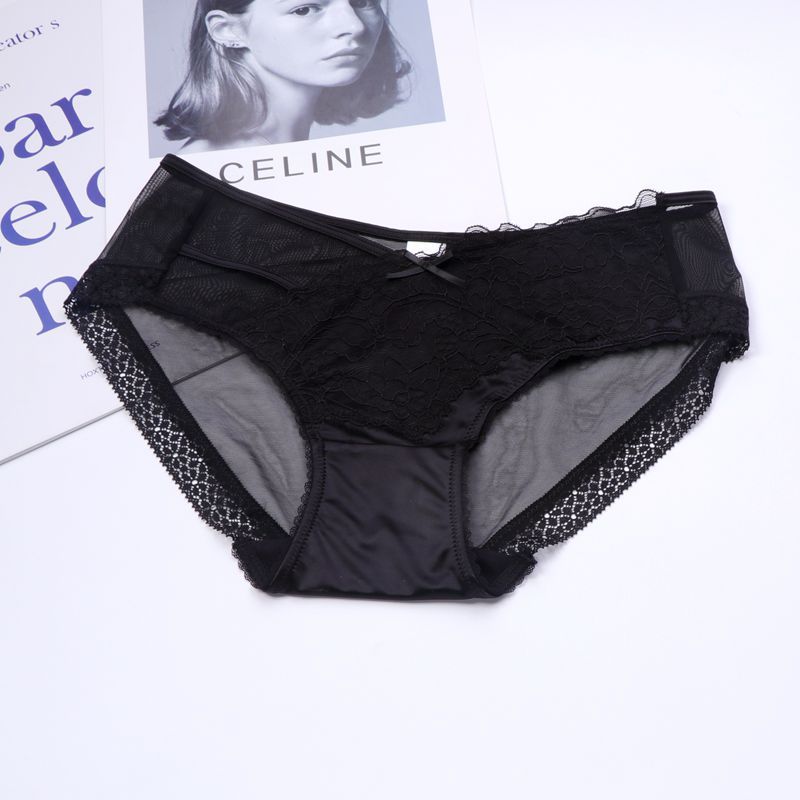 525 European and American Fashion Lace Women's Panties Women's Sexy Low Waist Sweet Hot Hollow out Panties Shorts Fashion