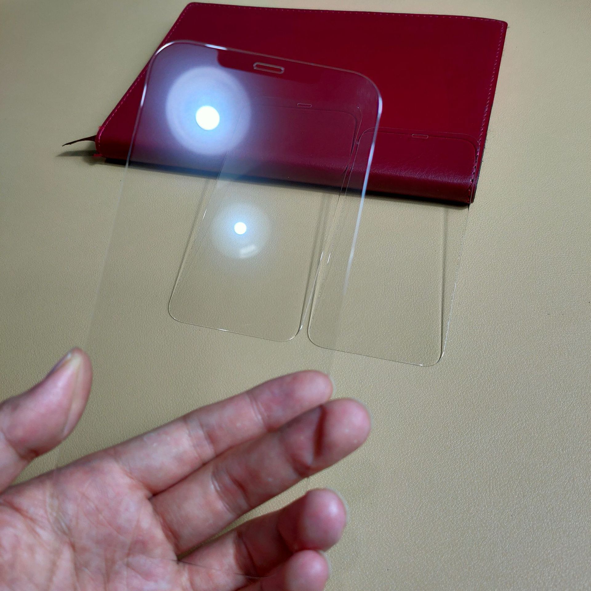 适用iphone12pro uv钢化膜 磨砂雾面玻璃 12mini满版uv膜白片电镀-阿