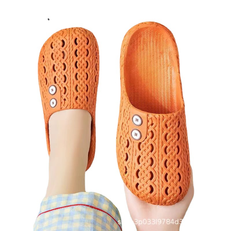 2022 New Closed Toe Women's Sandals Mesh Casual Breathable, Non-Slip, Wear-Resistant Stall Wholesale One-Click Delivery