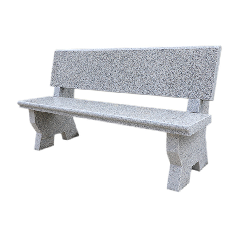 石凳户外庭院公园长条花岗岩石椅石凳子靠背椅石条凳别墅家用广场