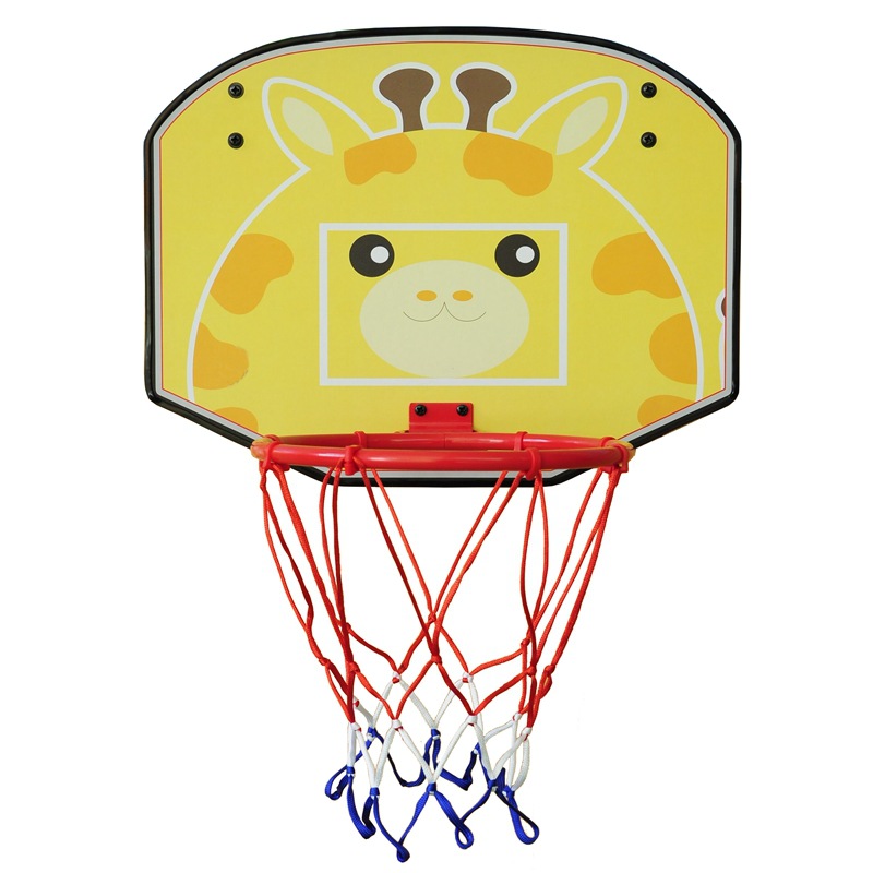 悬挂式儿童篮球框 室内可折叠卡通篮球筐 可挂式篮球架 小孩玩具