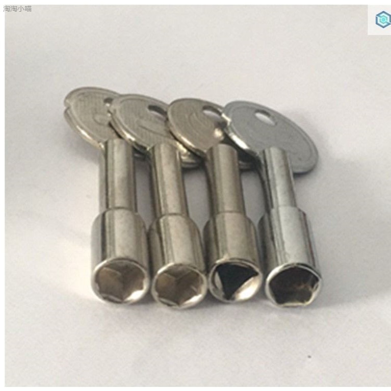 三角钥匙通用型万能电表箱钥匙内五角内三角通用多功能电力钥匙铁