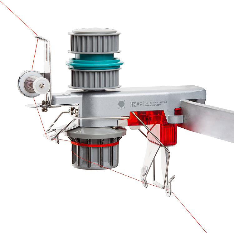 正品浙江慈溪太阳洲大圆机输纱断纱装置npf240陶瓷轮输纱器