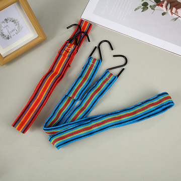 自行车捆绑绳 绑带/摩托车后货架行李捆扎带/挂钩松紧带弹力绳子