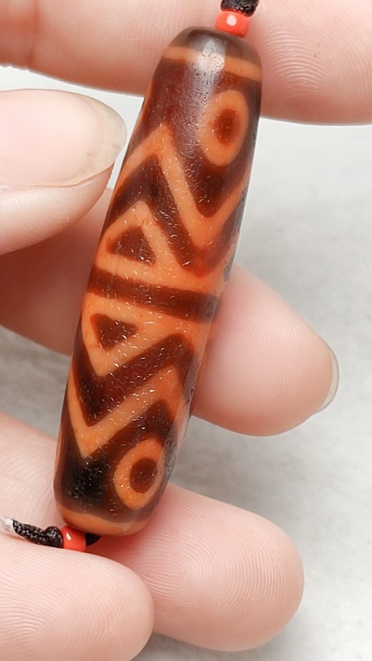 莲花金刚水纹六眼天珠顺利之珠六六大顺人生六大福财源广进f11a1