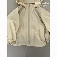 男童防晒衣韩国童装外套2023新款洋气春装儿童夹克衫女童防晒服