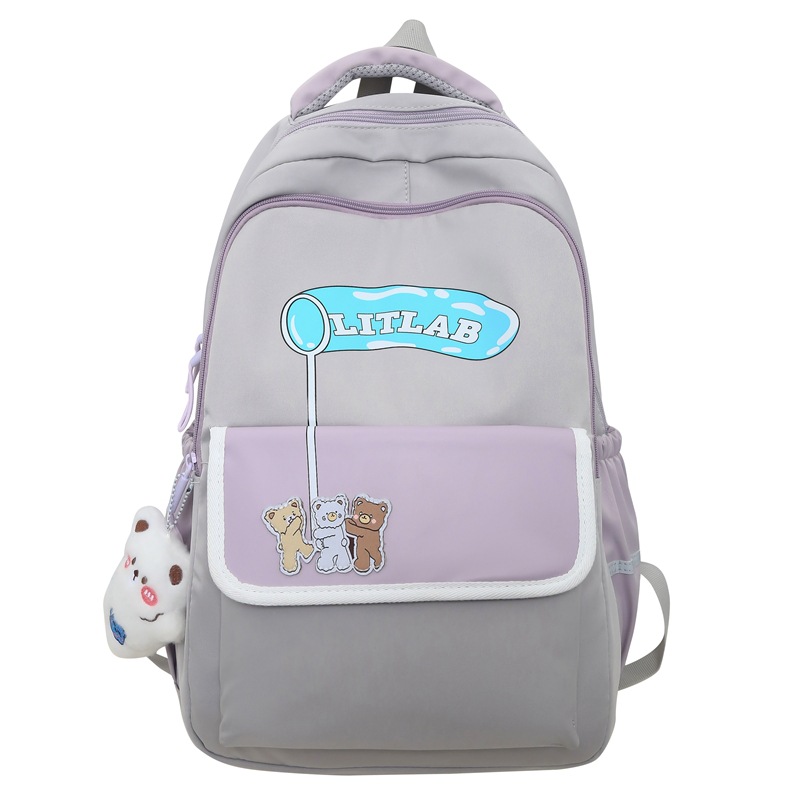 New Cute Schoolbag Women's Ins Style Partysu Backpack Junior and Middle School Students Backpack