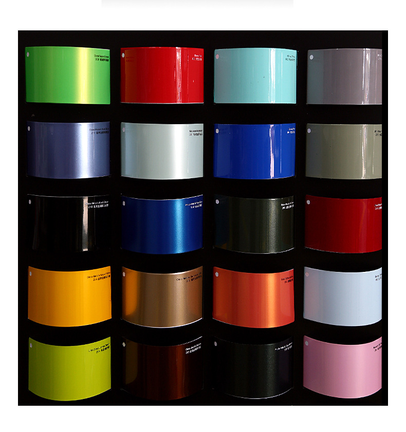 改色膜样板展示墙碟形车型喷漆色板喷膜板形汽车贴形象店车贴膜