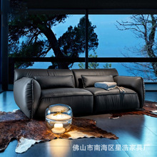 意式真皮沙发极简头层牛皮羽绒大胖子sofa现代简约设计师斯帝罗兰