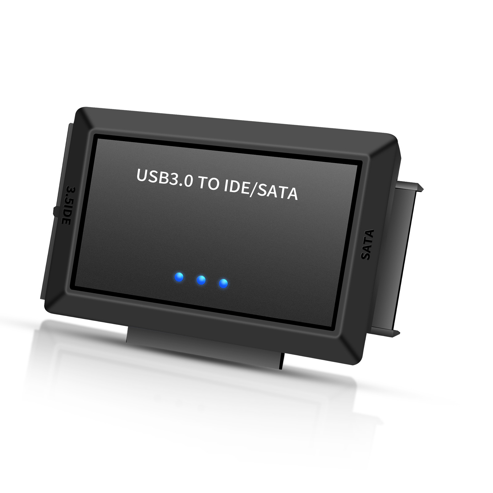 跨境USB3.0三用硬盘转接器2.5/3.5寸SATA/IDE 转 USB3 0易驱线