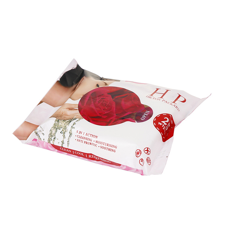 25-Piece Beauty Wipes Travel Portable Comfortable Moisturizing Portable Packaging Portable Wet Tissue Adult Water Locking Tissue