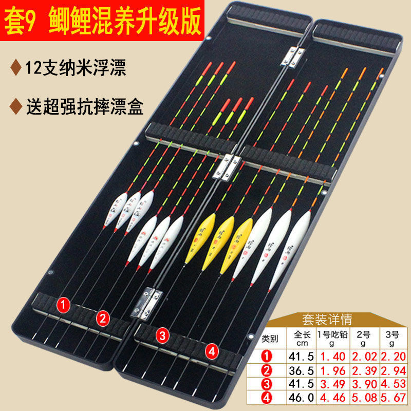 钓鱼用品鱼漂套装组合近视浮漂加粗醒目野鲤鱼鲫鱼漂套高灵敏浮标