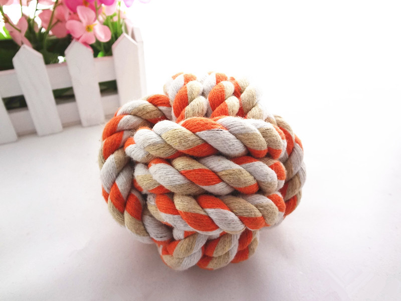 宠物狗狗玩具球线球绳球麻绳编织球猫玩具球绳结耐咬玩具大小号