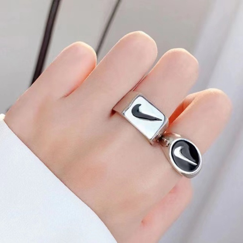 Couple Couple Rings Hip Hop Style Personalized Fashion Ring Couple Design Vintage Ring Index Finger Ring Disco Jumping