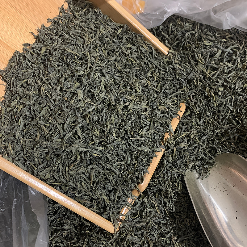 茶山直发【蒸酶茶500克】云南蒸酶青绿茶新茶袋装散茶生茶批发