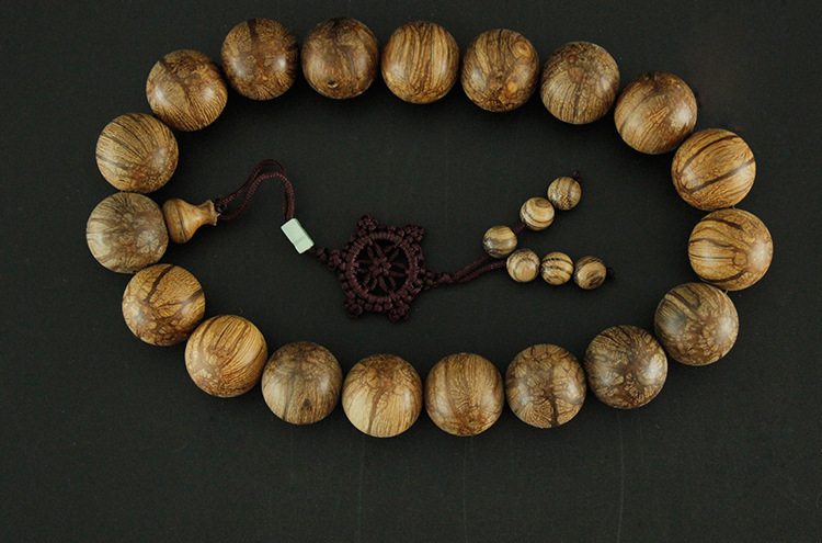 厂家供应 九龙藤六道木19颗手串 车挂纹路 佛珠手链手持念珠