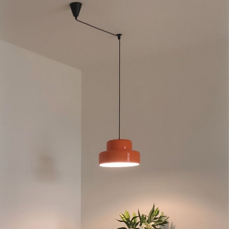 diy餐厅吊灯改位配件 吊线灯移位滑轮固定锁线器黑色灯具五金配件