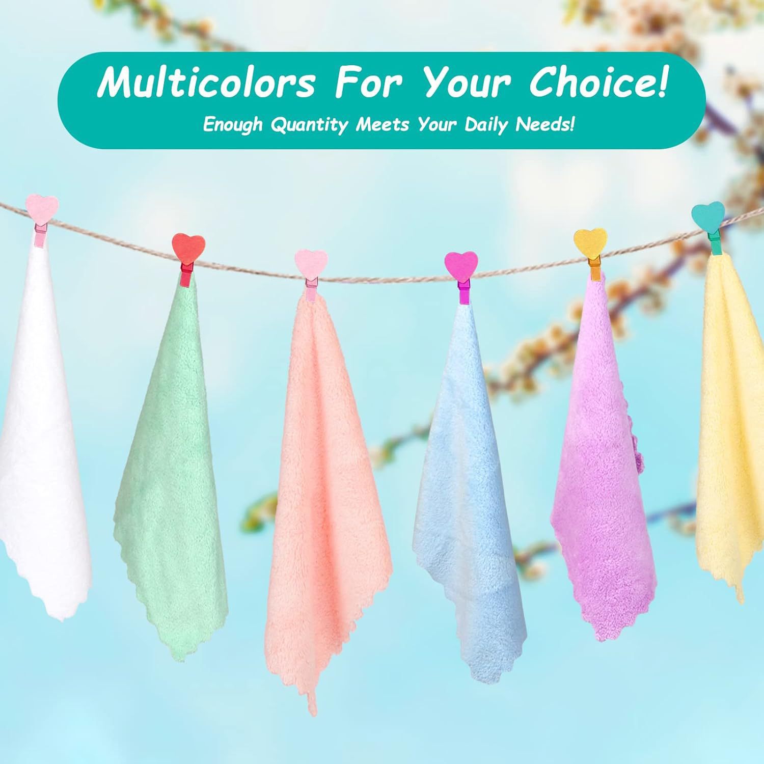 婴儿毛巾超细纤维珊瑚绒超吸水柔软新生儿婴儿洗脸巾柔软方巾浴巾