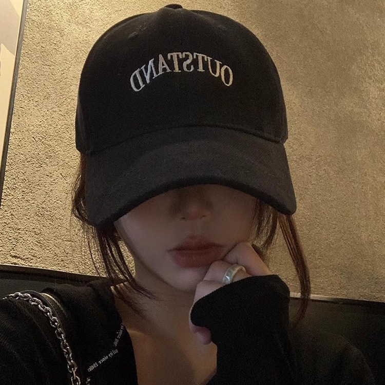 棒球帽女2024新款加大加深夏季鸭舌帽宽帽檐大头围显脸小防晒帽子