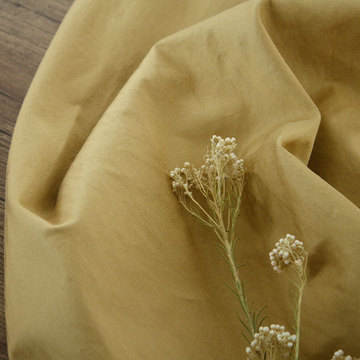 壹卷秀2023新品人丝棉卡其色服装面料亲肤透气diy手工布料05222