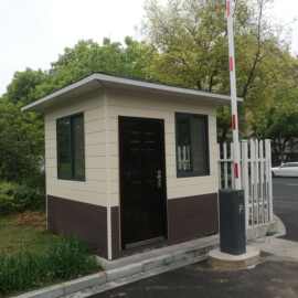 一件代发 金属雕花板岗亭钢构门卫活动阳光房小区值班室执勤治安