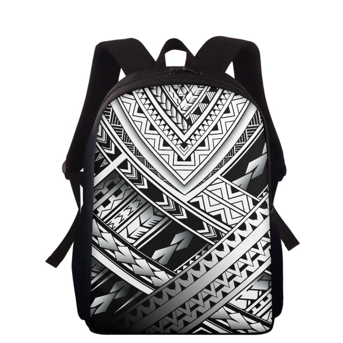 跨境风潮school bag波利尼西亚锯齿条纹民族风印花小