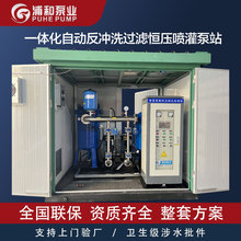 一体化恒压自动反冲洗过滤集成供水泵站园林景观喷灌溉变频水泵