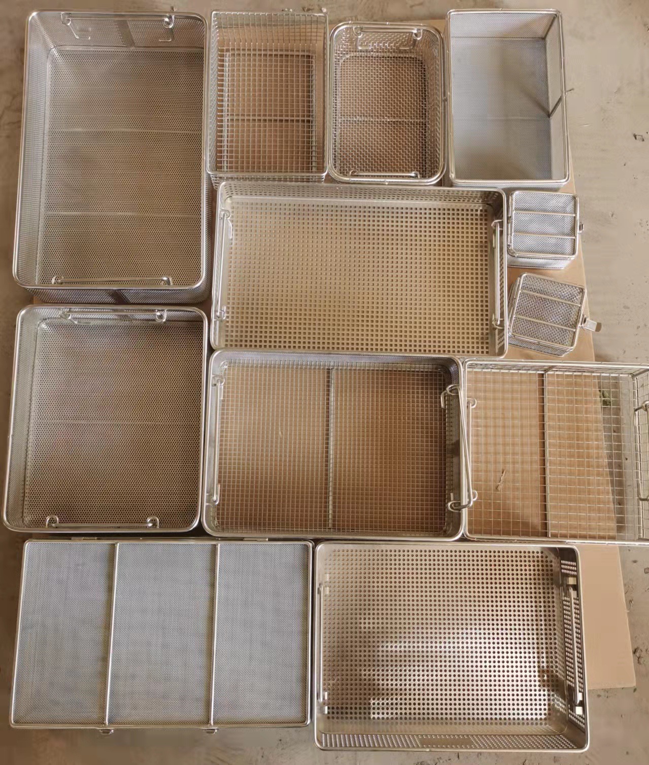 不锈钢网筐网栏 厂家供应金属网筐储物框消毒网筐 铁丝异形网筐