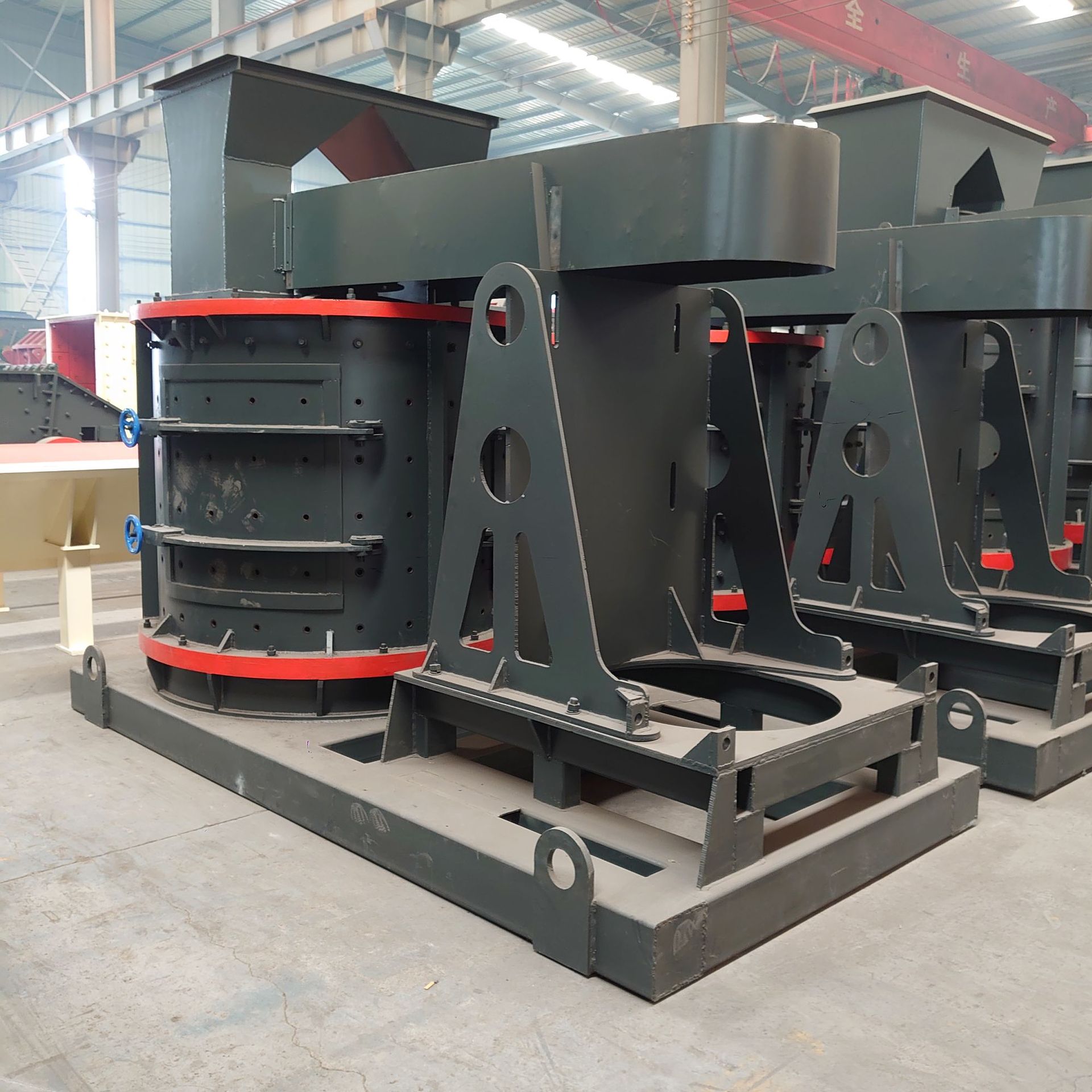 石英石立轴式制砂机钢渣立轴河道石破碎机煤炭立轴式石料破碎机