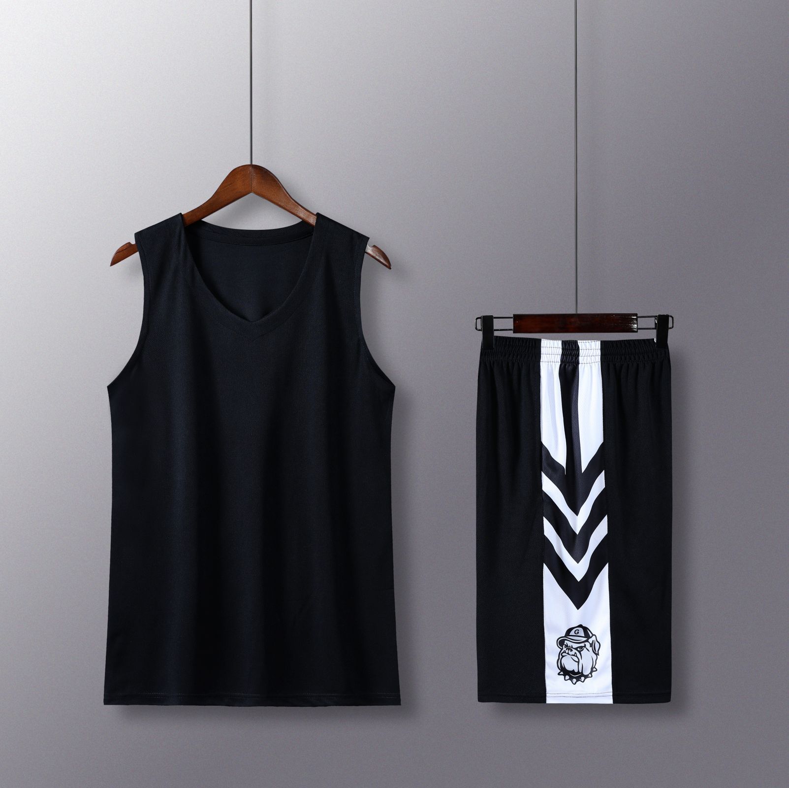 艾弗森乔治城大学 球衣定制 学生训练运动队服比赛篮球服印字发票