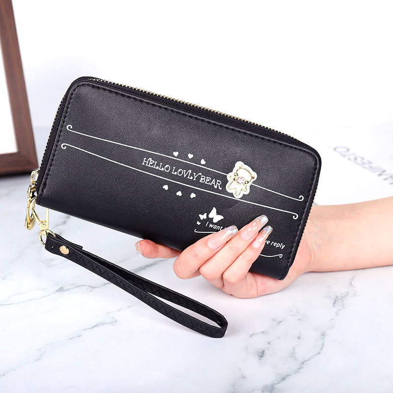 2023 New Cross-Border Women's Wallet Long Fashion Single Large Capacity Zipper Coin Purse Clutch Phone Bag