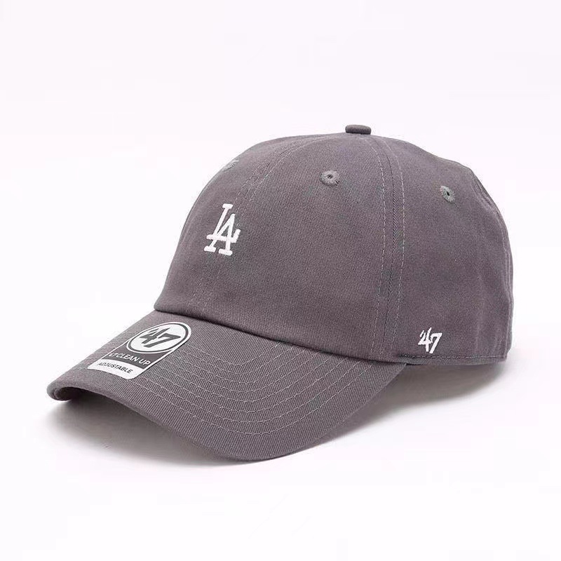 47brand Small Standard Soft Top Ny Hat Baseball Cap Letter Cap Adjustable Trendy La Sun Hat