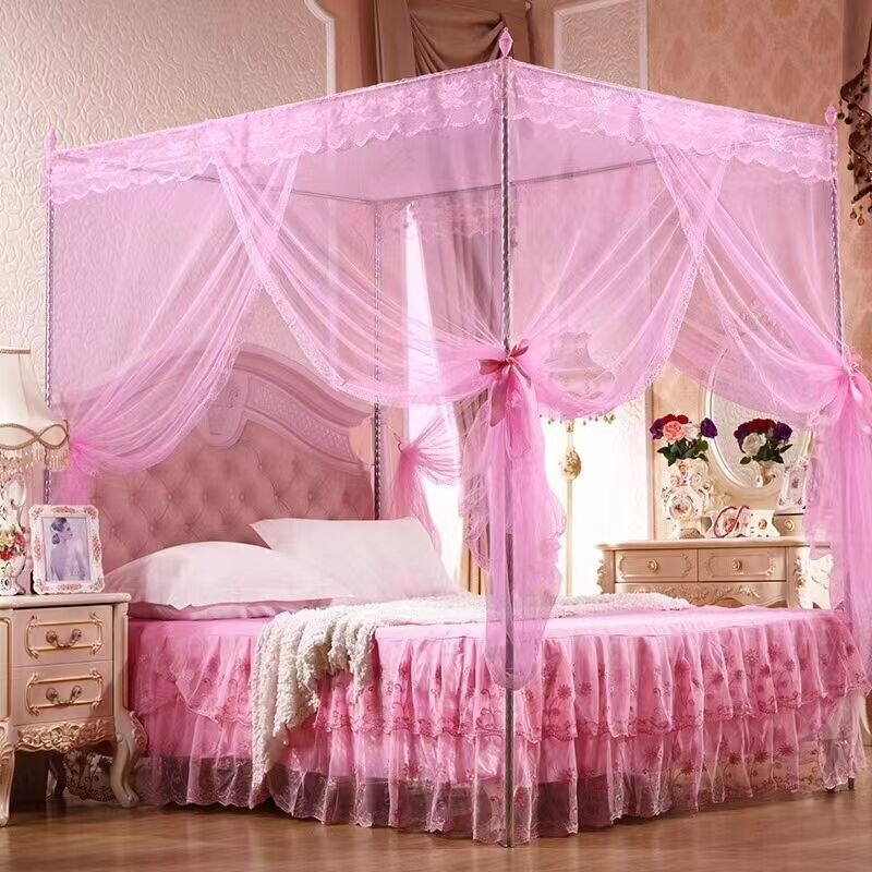 宫廷蚊帐 钢管蚊帐 折叠蚊帐 四方蚊帐-阿里巴巴