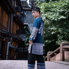 56个少数民族服装男湘西贵州苗族服饰男士成人旅拍写真土家族套装