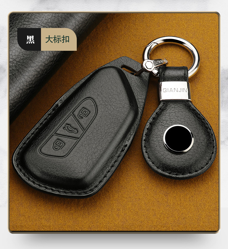 适用2021款大众高尔夫8钥匙套真皮id4x高八id.4crozz车钥匙包扣壳