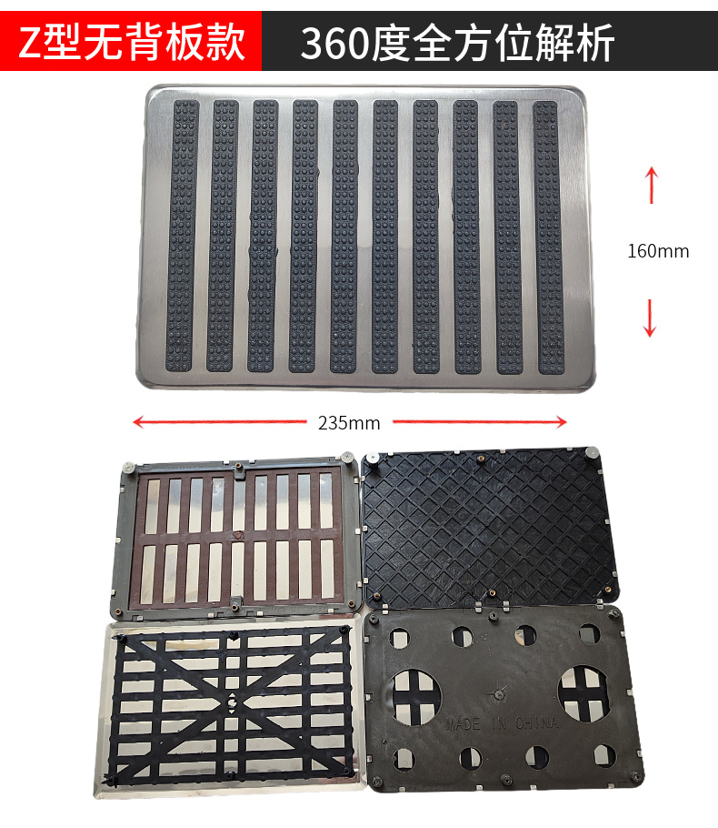 Stainless steel pedals are fully surrounded by car leather mats anti-skid plates car supplies car mats anti-skid pedals