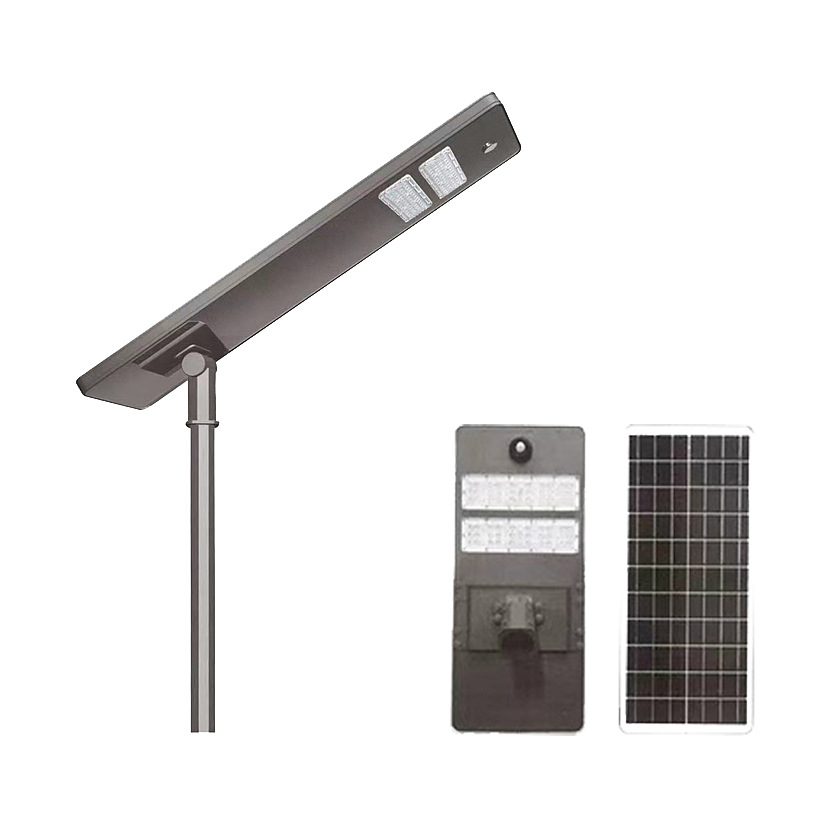 ip67一体化太阳能路灯60w80w人体感应户外照明led模组路灯头-阿里巴巴